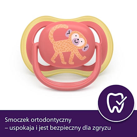 Smoczek uspokajający Ultra Air 18m+, dziewczynka PHILIPS AVENT