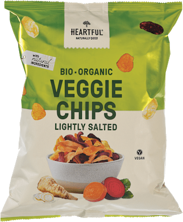 Bio zelenjavni čips, soljen HEIMATGUT