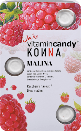 Bonboni z vitaminom C - Malina KONNA