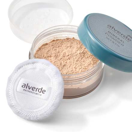 Пудра Mинерална 01 Porcelain alverde NATURKOSMETIK