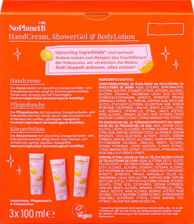 Set regalo arancia & cocco No Planet B