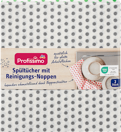 Spültücher mit Reinigungs-Noppen Profissimo