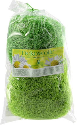 Dekowolle, hell-/dunkelgrün Geroma