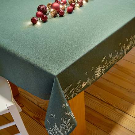 Tischdecke, grün (240x140 cm) Dekorieren & Einrichten