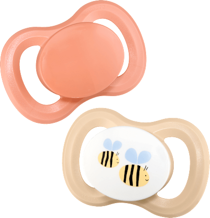 Ciuccio simmetrico in silicone 0-2 mesi babylove