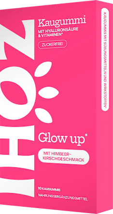 Kaugummi, Glow up Himbeer-Kirsche, zuckerfrei ZOHI