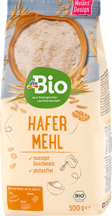 Hafermehl glutenfrei dmBio