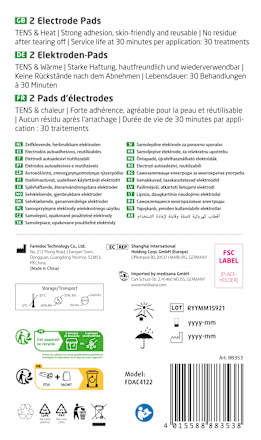 Elektroden-Pads TT 250 medisana