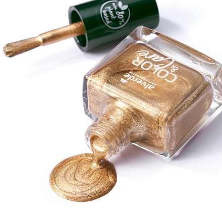 Lac unghii Color&Care Nr. 190 Sparkling Gold alverde NATURKOSMETIK