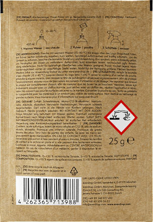 Küchenreiniger Nachfüllpulver Bergamotte-Limette everdrop