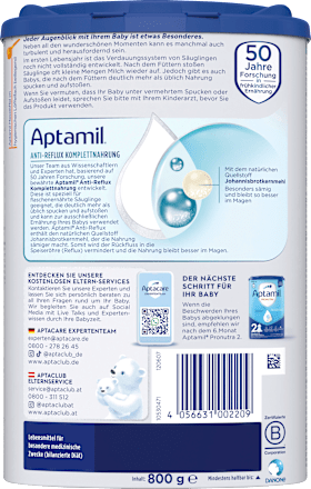 Spezialnahrung Anti-Reflux von Geburt an Aptamil