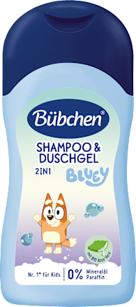 Kinder Shampoo & Duschgel Bluey, Reisegröße Bübchen