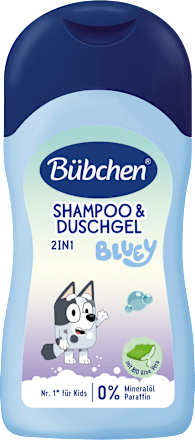 Kinder Shampoo & Duschgel Bluey, Reisegröße Bübchen