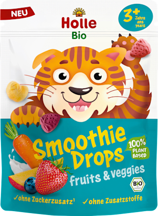 Kindersnack Smoothie Drops fruits & veggies ab 3 Jahren Holle