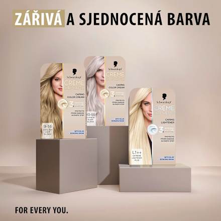 barva na vlasy Creme Supreme 9-16 Chladná popelavá velmi světlá blond Schwarzkopf CREME SUPREME