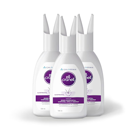 Ell-Cranell 250 Mikrogramm/ml Alfatradiol 3x 100 ml Lösung zur Anwendung auf der Kopfhaut ell-cranell