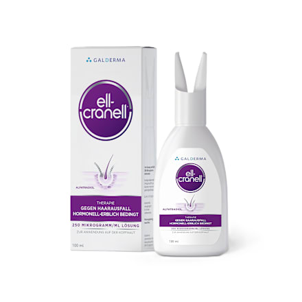 Ell-Cranell 250 Mikrogramm/ml Alfatradiol Lösung zur Anwendung auf der Kopfhaut ell-cranell