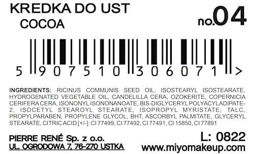 Kredka do ust Lip Contour Scriber 04 Cocoa  Miyo