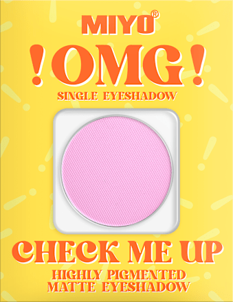Cień do powiek OMG! Check Me Up Highly Pigmented Matte Eyeshadow 06 Cotton Candy Miyo