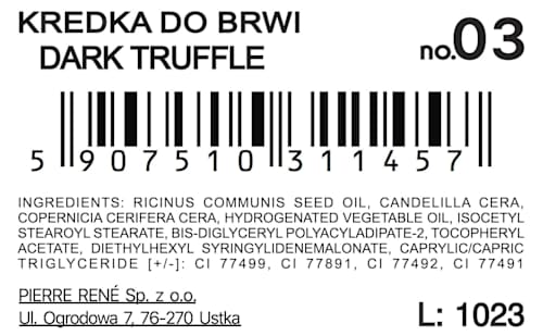 Kredka do brwi Brow Poet Pencil 03 Dark Truffle Miyo