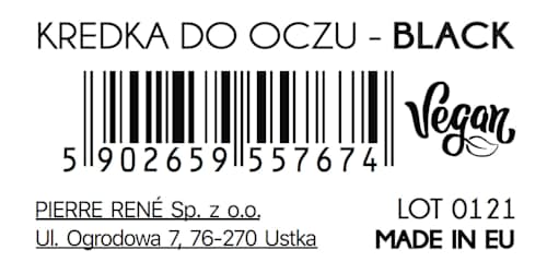 Kredka do oczu Black Smoky  Miyo