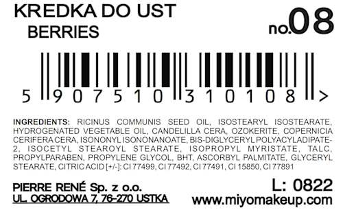 Kredka do ust Lip Contour Scriber 08 Berries Miyo