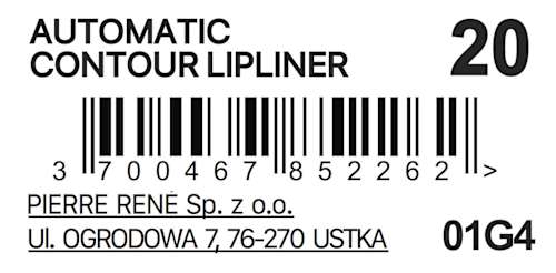 Konturówka do ust vegan Lip Matic nr 20 Pierre Rene