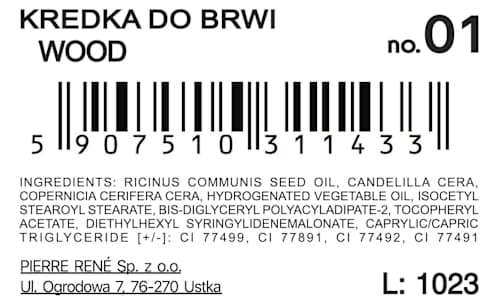 Kredka do brwi Brow Poet Pencil 01 Wood Miyo