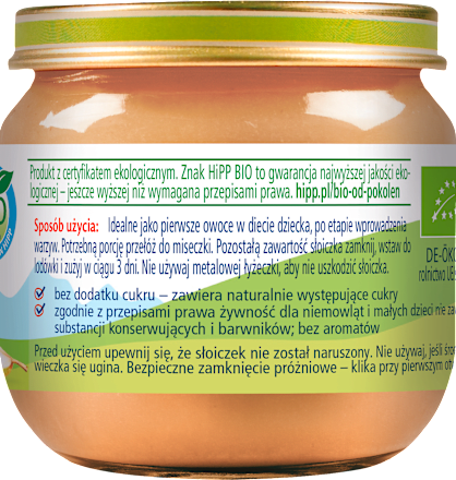 Pierwsza gruszka BIO, po 4. miesiącu HiPP