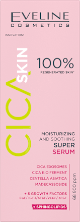 Serum do twarzy nawilżająco-kojące Cica Skin EVELINE COSMETICS