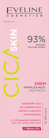 Krem do twarzy nawilżająco-odżywczy Cica Skin EVELINE COSMETICS