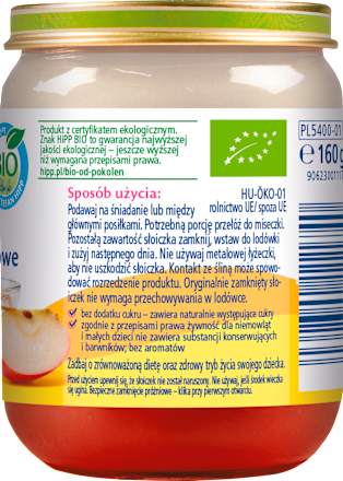 Musli jabłkowo-truskawkowe z jogurtem BIO, po 9. miesiącu HiPP
