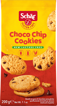 Cookies, Choco Chip, glutenfrei Schär