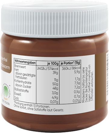 Schokoaufstrich, Nuss-Nougat Frusano