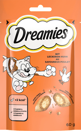Katzenleckerli mit Huhn Dreamies