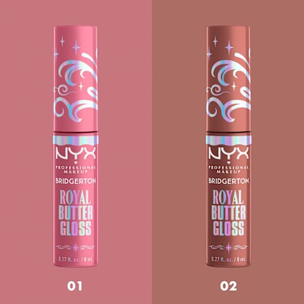 Lipgloss Butter Bridgerton Royal 01 Angel Food Cake NYX PROFESSIONAL MAKEUP