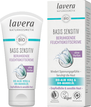 Feuchtigkeitscreme Basis Sensitv Beruhigend lavera NATURKOSMETIK