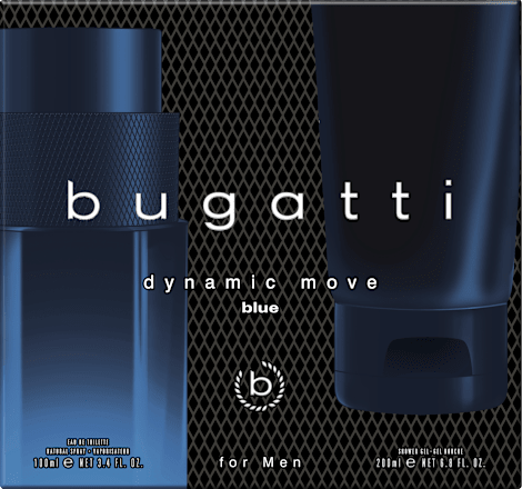 Geschenkset Dynamic Move Blue bugatti