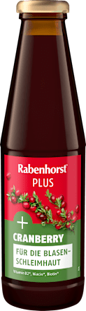 Direktsaft Cranberry Plus Rabenhorst