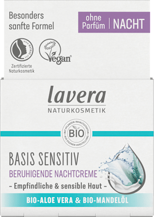 Nachtcreme Basis Sensitiv lavera NATURKOSMETIK