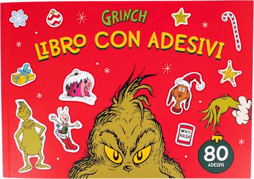 Libro con adesivi GRINCH Virca