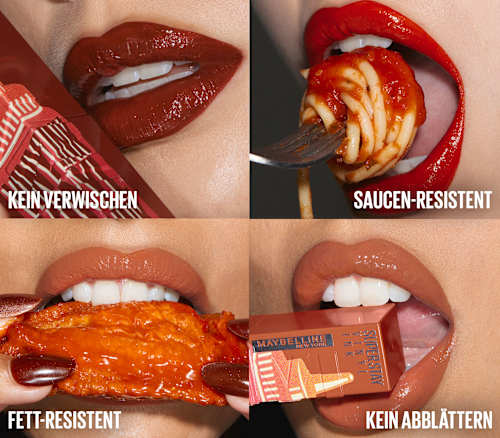 Lippenstift Super Stay Vinyl Ink 195 Barbecue MAYBELLINE NEW YORK