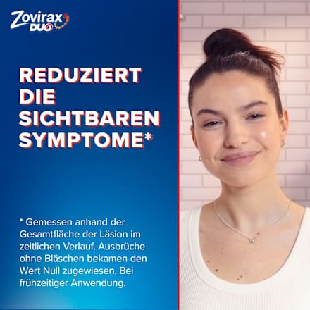 Zovirax Duo Aciclovir 50 mg/g / Hydrocortison 10 mg/g Creme Zovirax