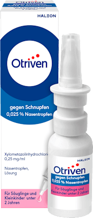 Otriven gegen Schnupfen 0.025% Nasentropfen für Säuglinge und Kinder unter 2 Jahren  Otriven
