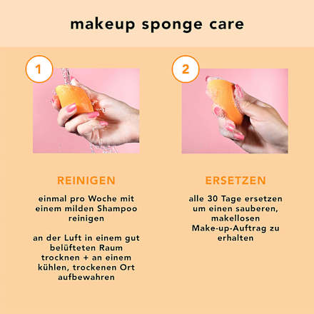 Make-Up Schwamm Miracle Complexion mit  Case REAL TECHNIQUES