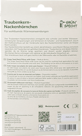 Traubenkern-Nackenhörnchen Grünspecht