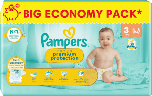 Windeln Premium Protection Gr. 3 (6-10 kg) Big Pack Pampers
