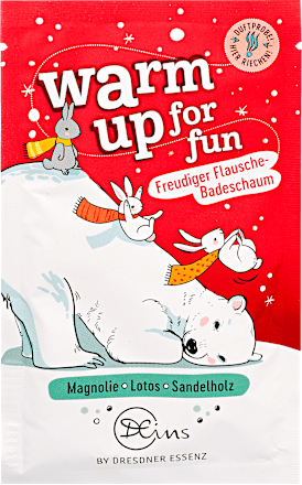 Habzó fürdősó Warm up for fun  DEins