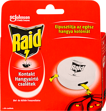 Kontakt hangyairtó csalétek Raid