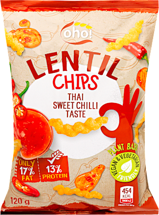 Lencse chips, thai édes chilis OHO!